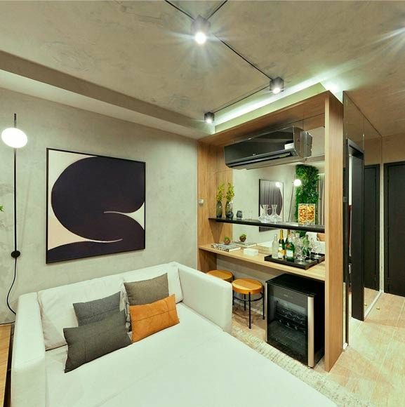 Apartamento à venda 30m² 1 dorm Pronto no Brooklin no Zip Brooklin Promocional R$ 460 Mil