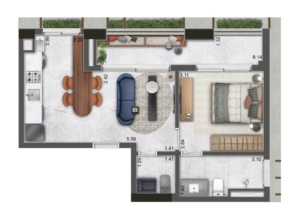 Planta 1